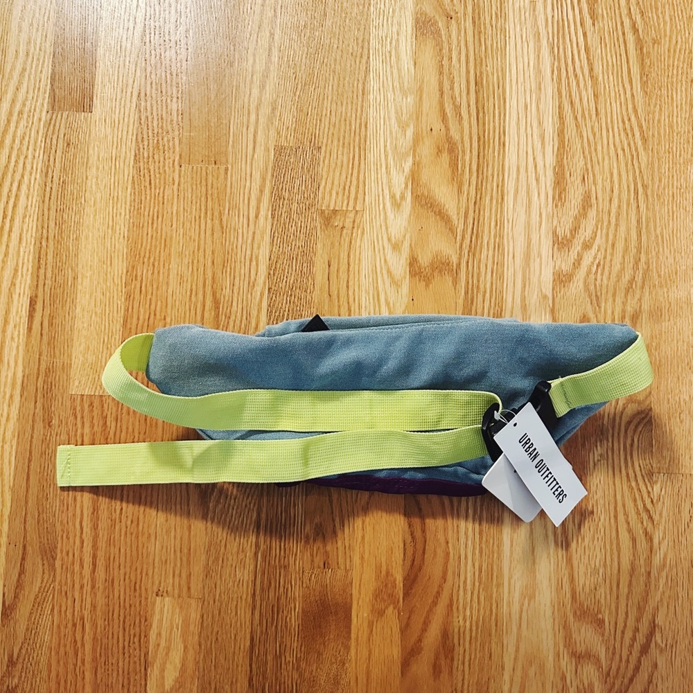 Urban Outfitters Purple/Neon/Denim Belt Bag NWT - Picture 3 of 5